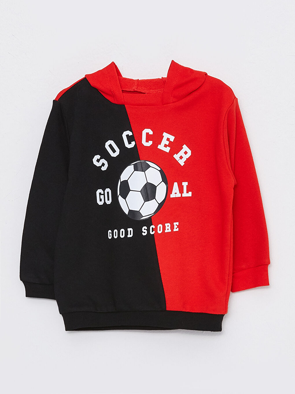 Толстовка с капюшоном и длинным рукавом и брюки для малыша мальчика, комплект из 2 штук-1