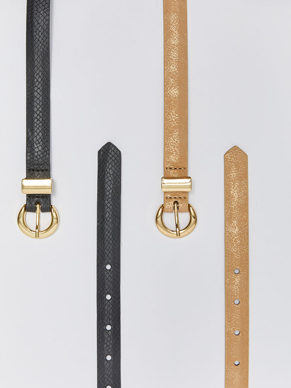 Women's Slim Belt 2 Pack-2