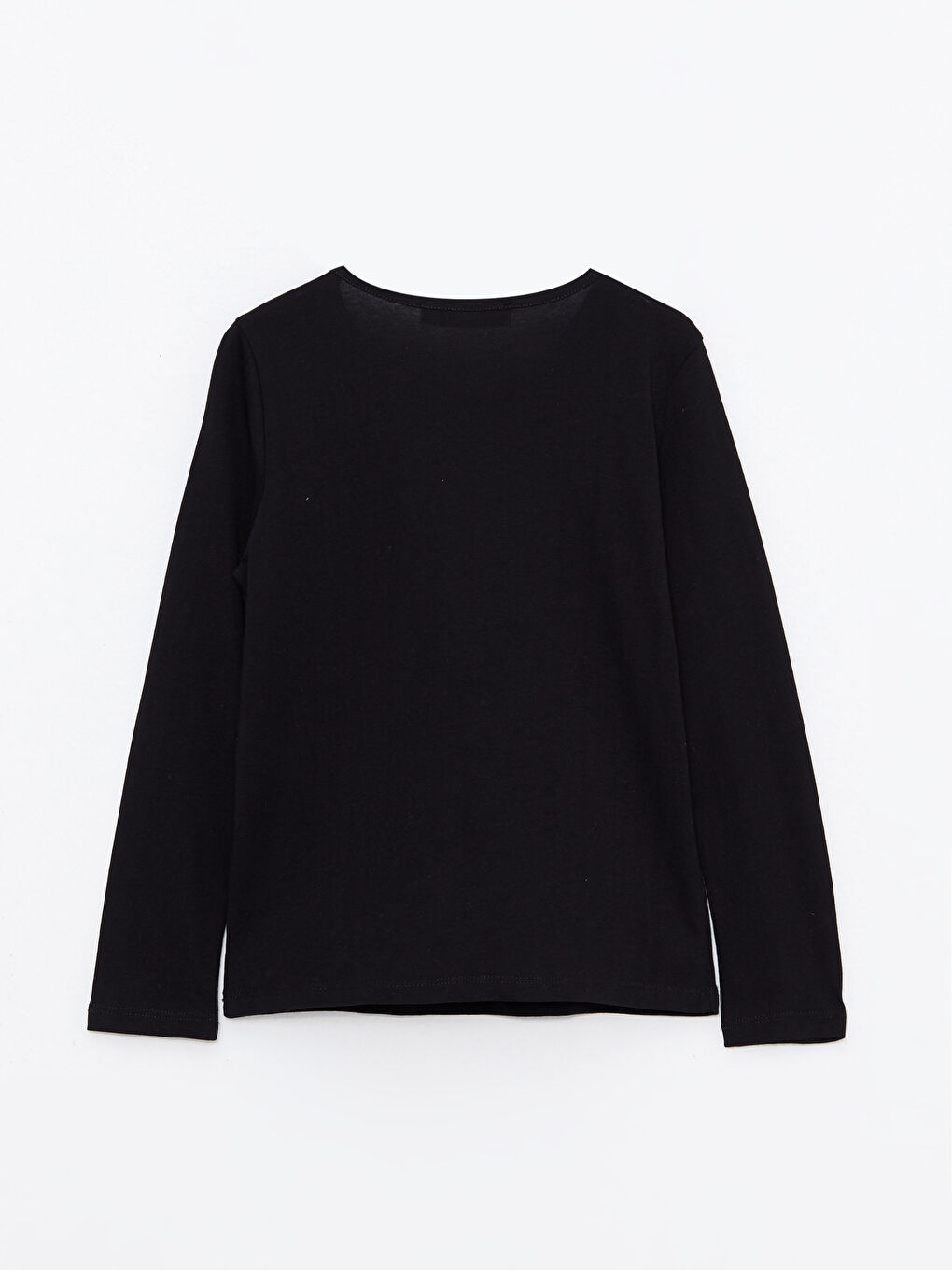 Crew Neck Thor Printed Long Sleeve Cotton Boy T-Shirt-1