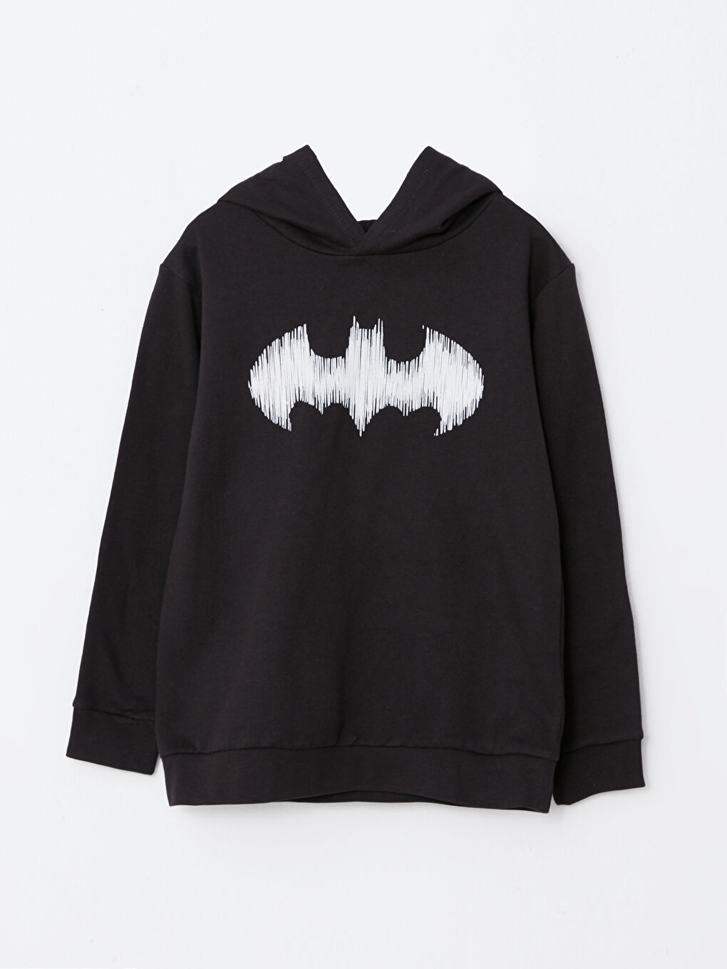 LCW Kids Batman Bedrucktes Langarm-Sweatshirt für Jungen mit Kapuze -W2CS53Z4-CVL