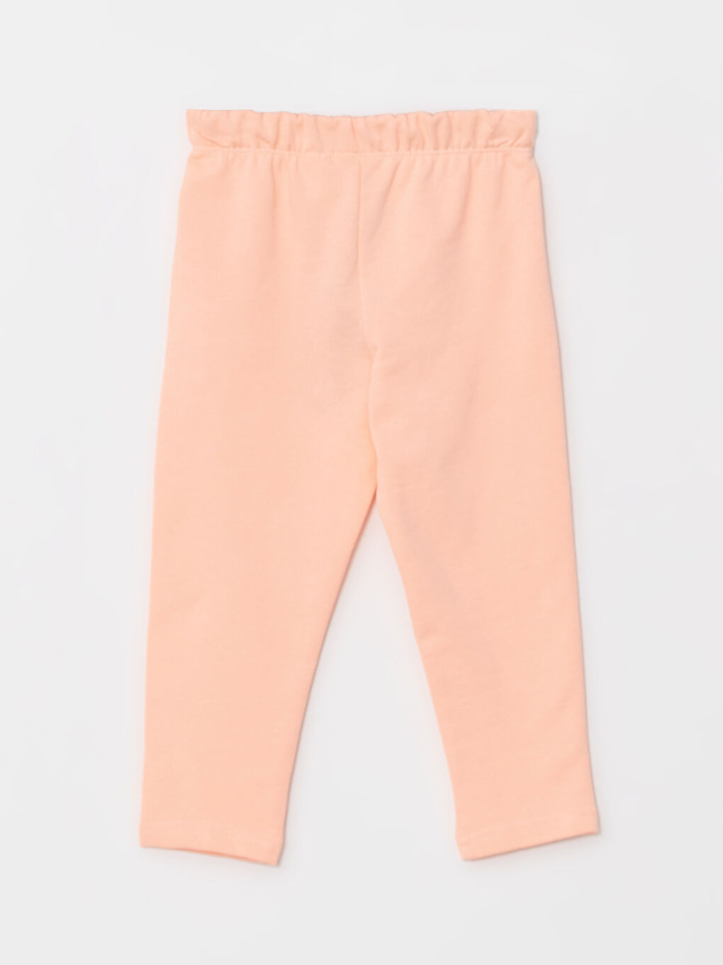 بنطلون رياضي قطن أساسي بخصر مطاطي للبنات الرضع-1