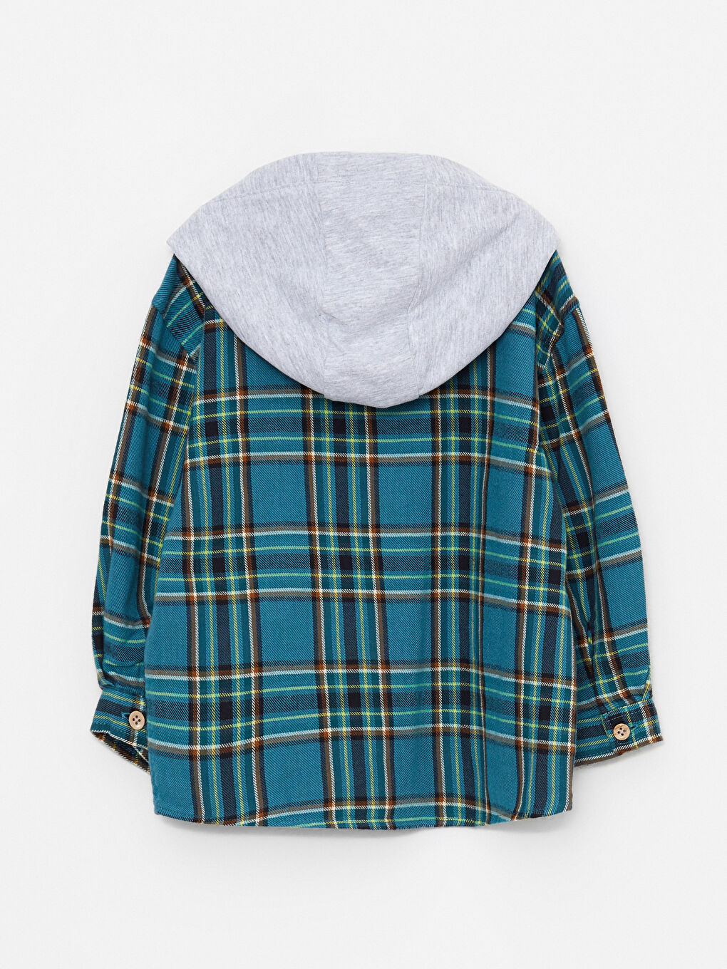 LCW baby Hemd für Baby Jungen mit Kapuze, Langen Ärmeln und Karomuster -W2CS65Z1-LME