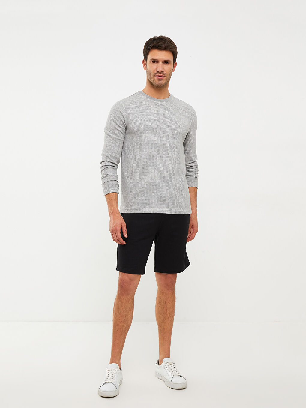 LC Waikiki Crew Neck Long Sleeve Men's T-Shirt -W2CS96Z8-E86