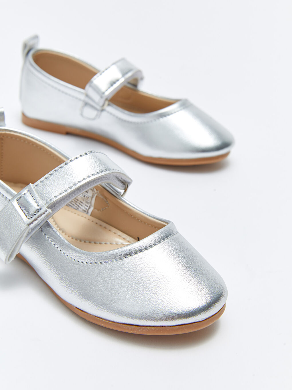 Leather Look Velcro Girl Child Ballet-2