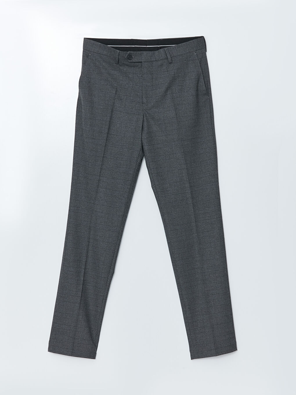 LCWAIKIKI Formal Antrasit Ekoseli Slim Fit Ekose Erkek Pantolon - 6