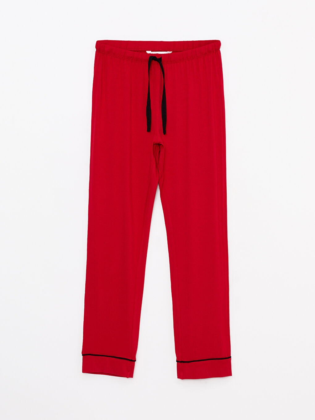 Kırmızı Yılbaşı Temalı Uzun Kollu Kadın Pijama Takımı-7