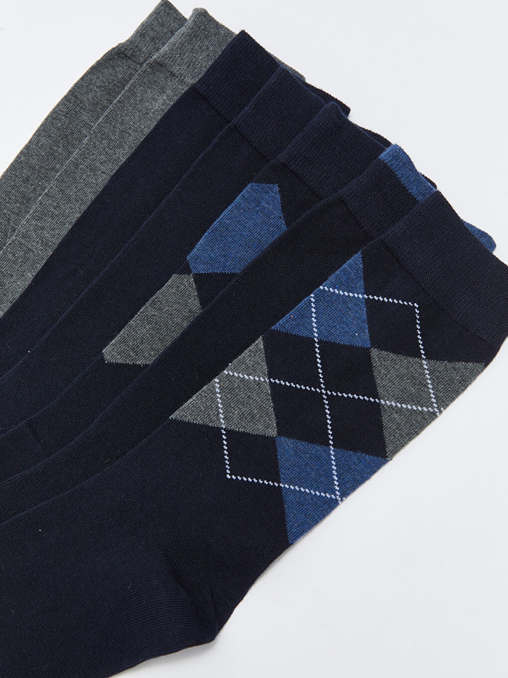 Patterned Men's Ankle Socks 7 Pack-2