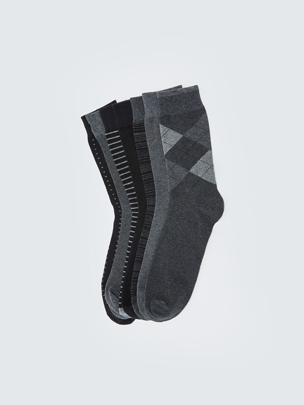 Patterned Men's Ankle Socks 7 Pack
