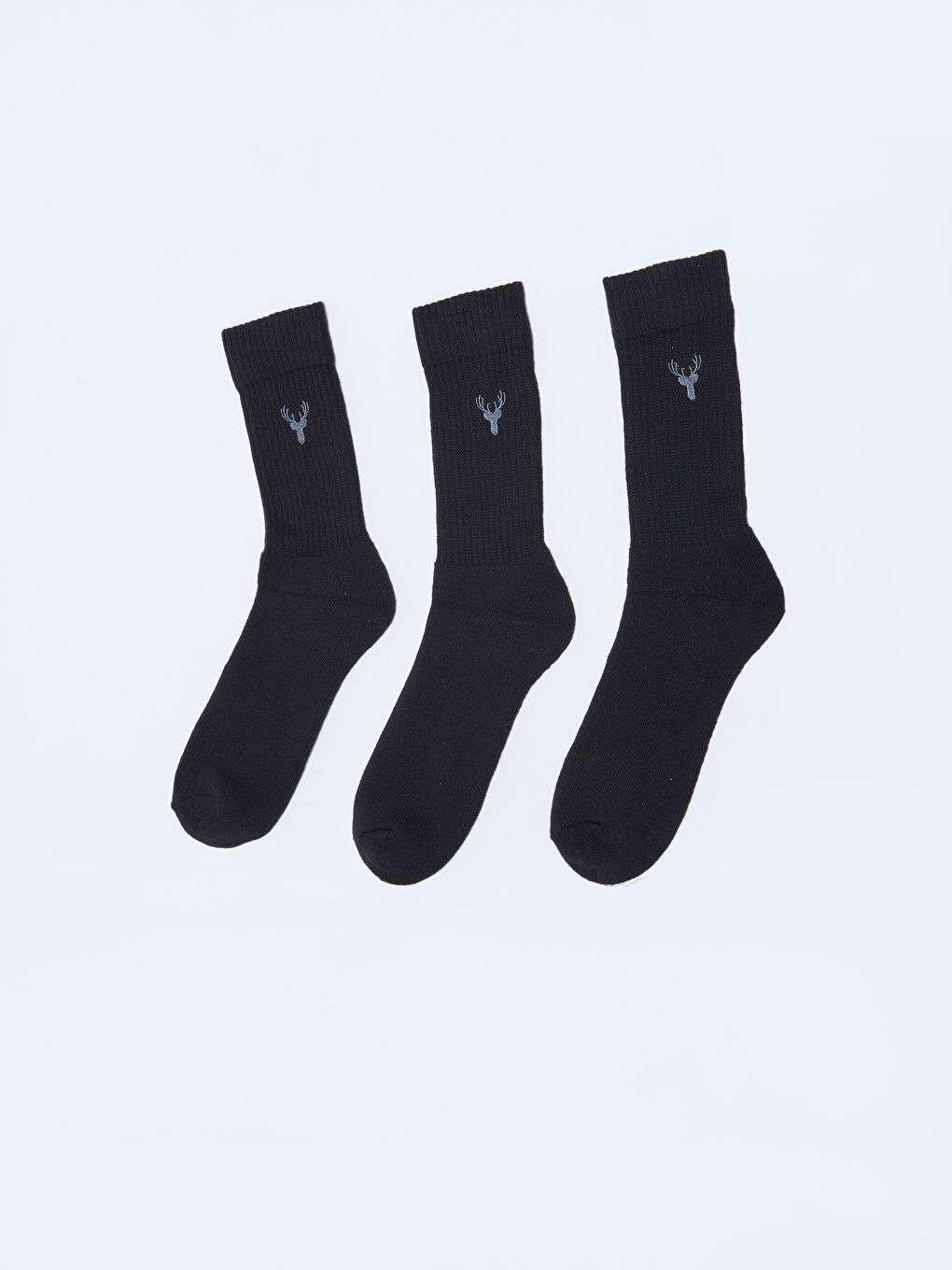 Embroidered Men's Ankle Socks 3-packs-1