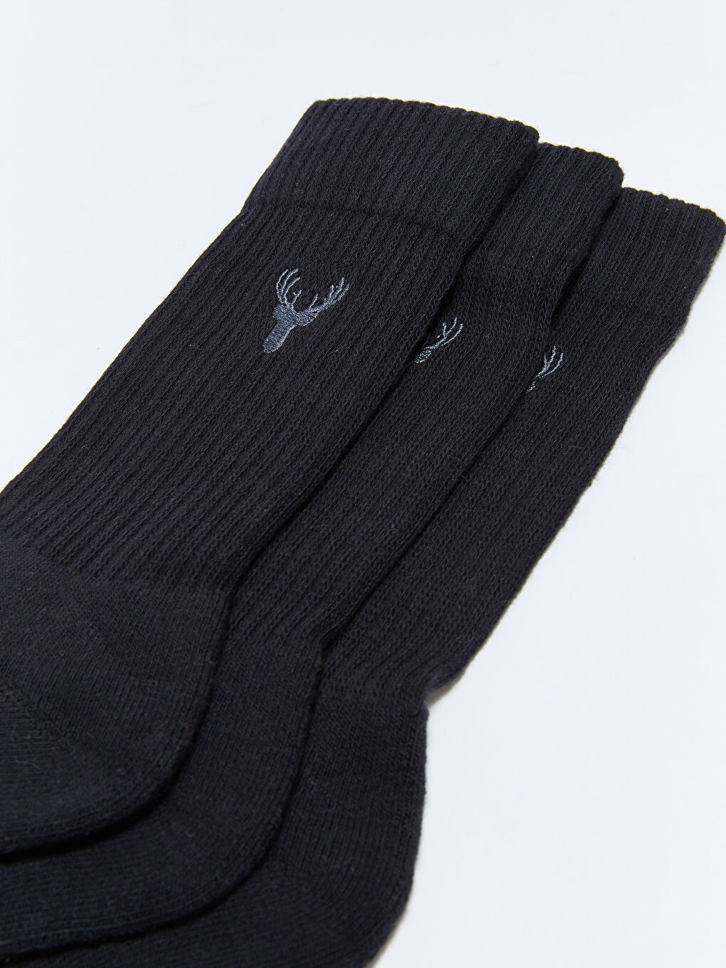 Embroidered Men's Ankle Socks 3-packs-2