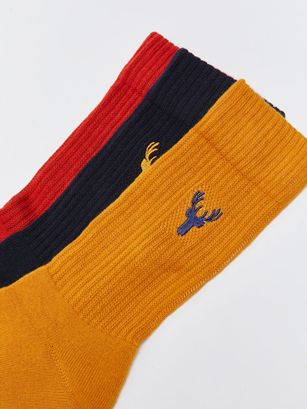 LCW ACCESSORIES Bestickte Knöchelsocken für Herren 3er-Pack -W2CT75Z8-K00