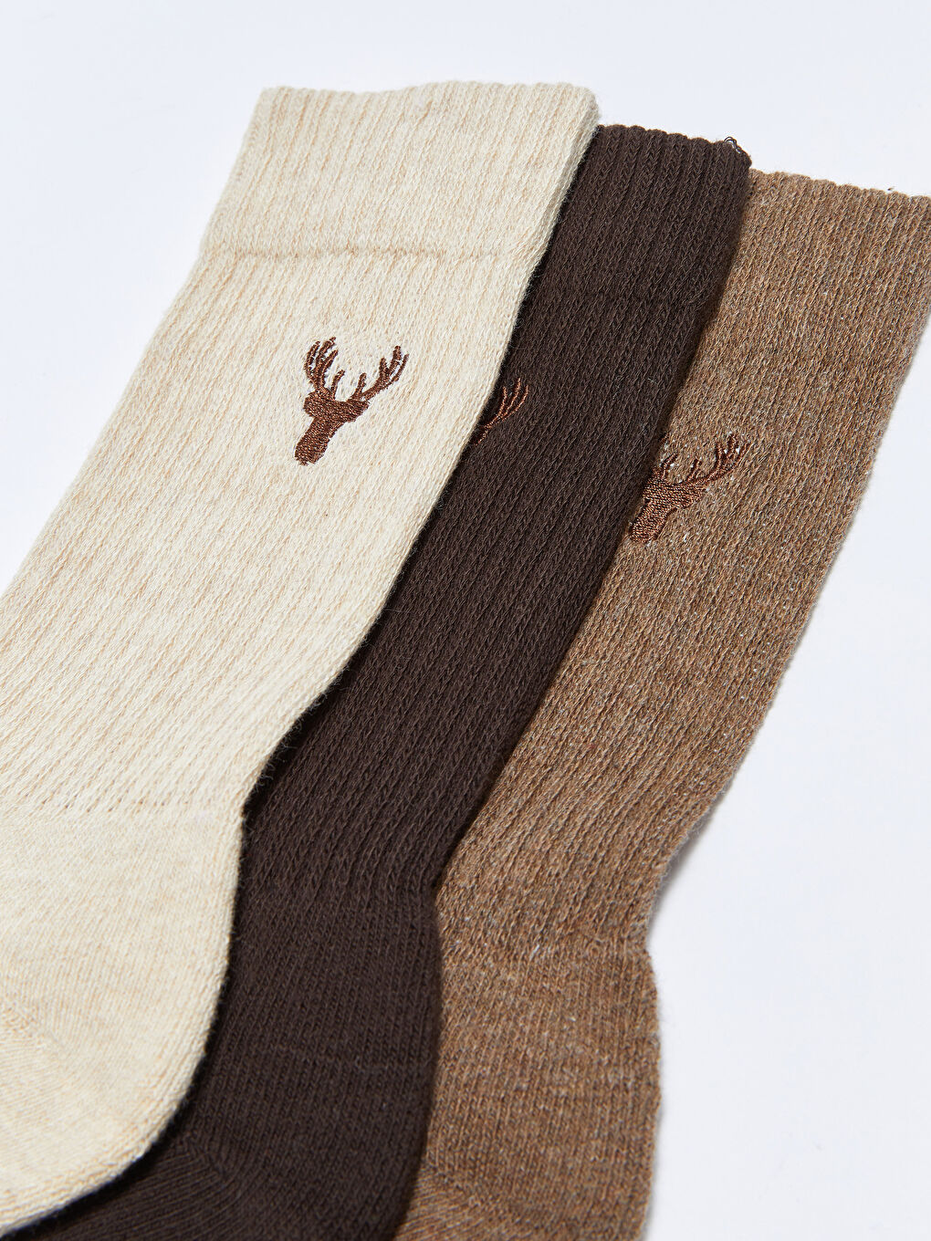 Bestickte Knöchelsocken für Herren 3er-Pack-2