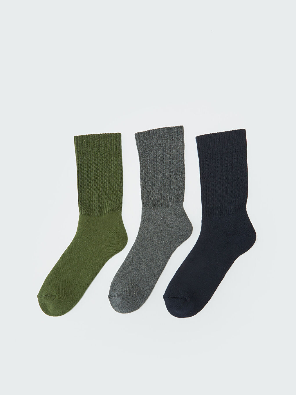 LCW ACCESSORIES Men's Ankle Socks 3-Pack -W2CT76Z8-CRR
