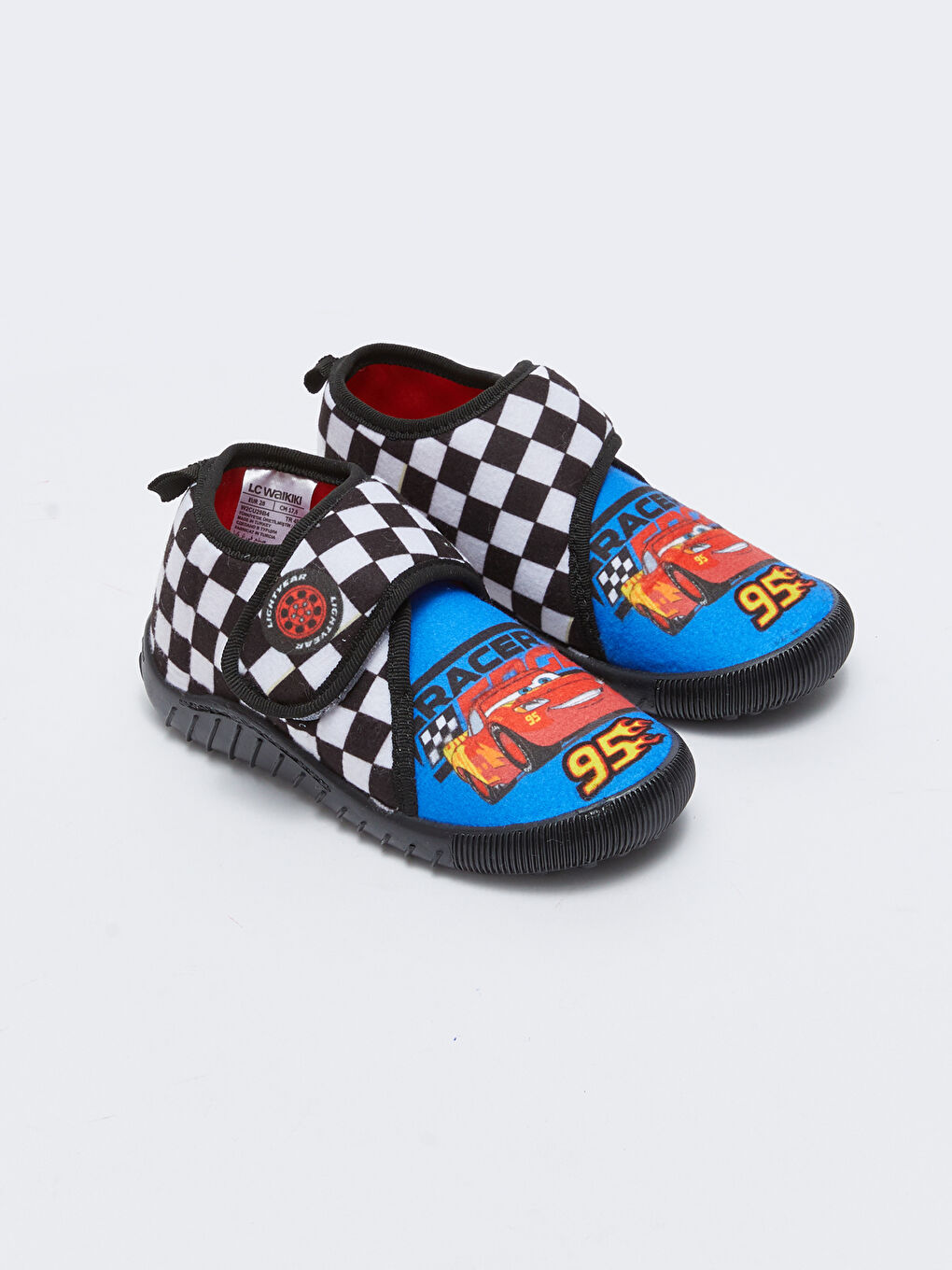 Karışık Cars Lisanslı Cırt Cırtlı Erkek Çocuk Panduf