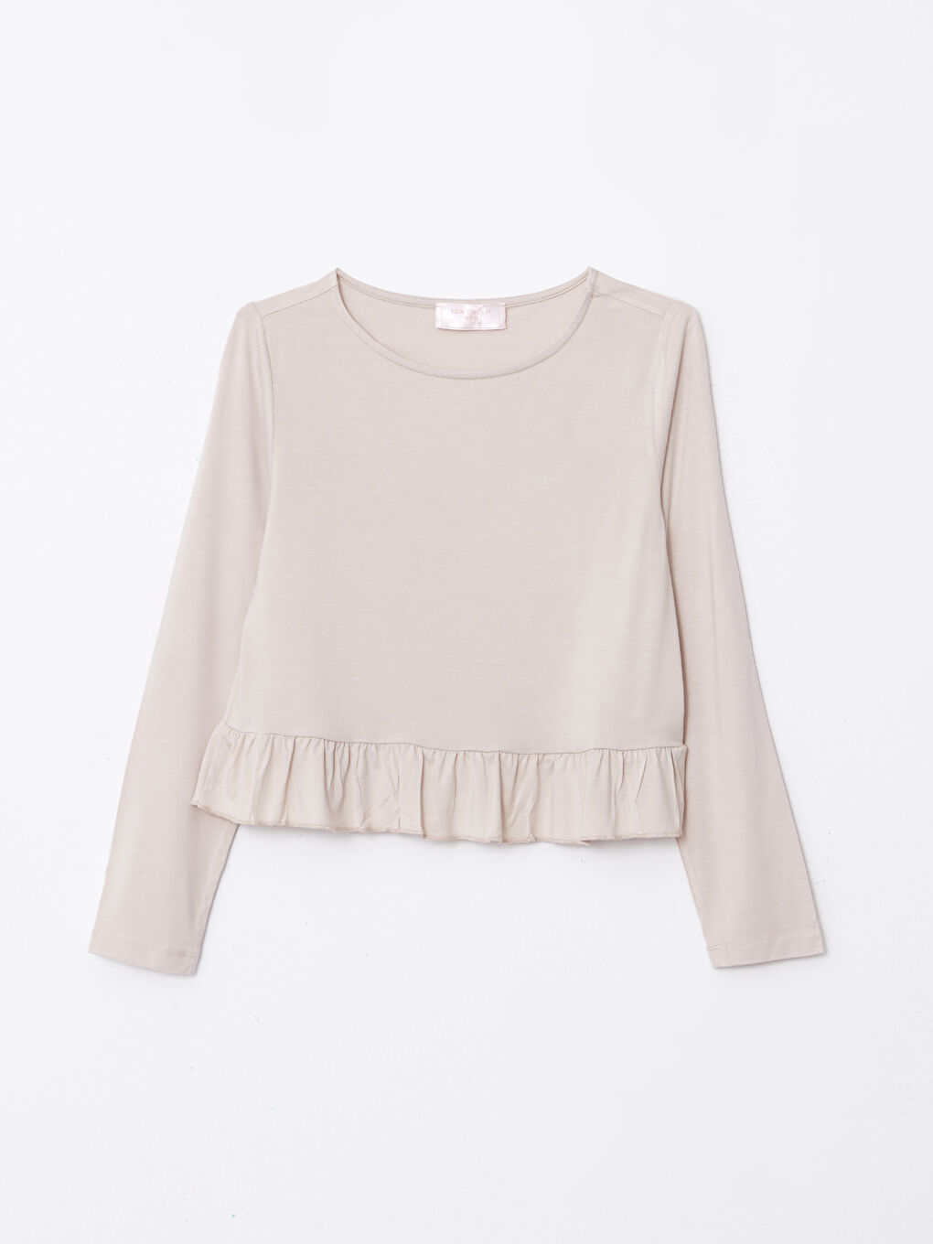 Crew Neck Plain Long Sleeve Women's Pyjama Set-6