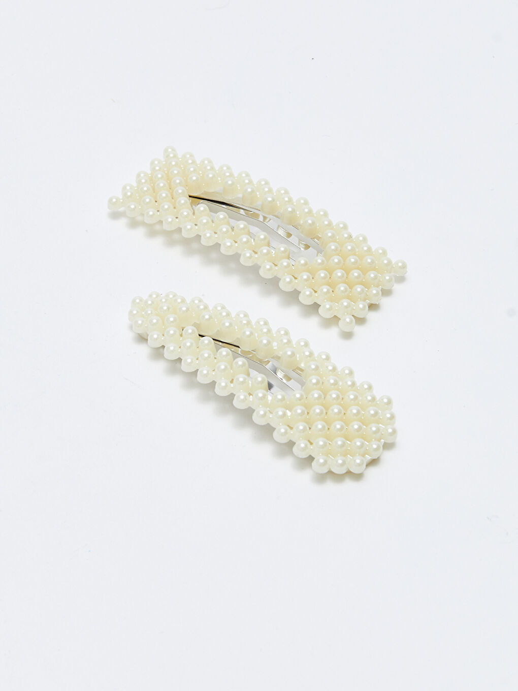 Set de 2 Clame cu Cataramă și Detalii cu Perle-3