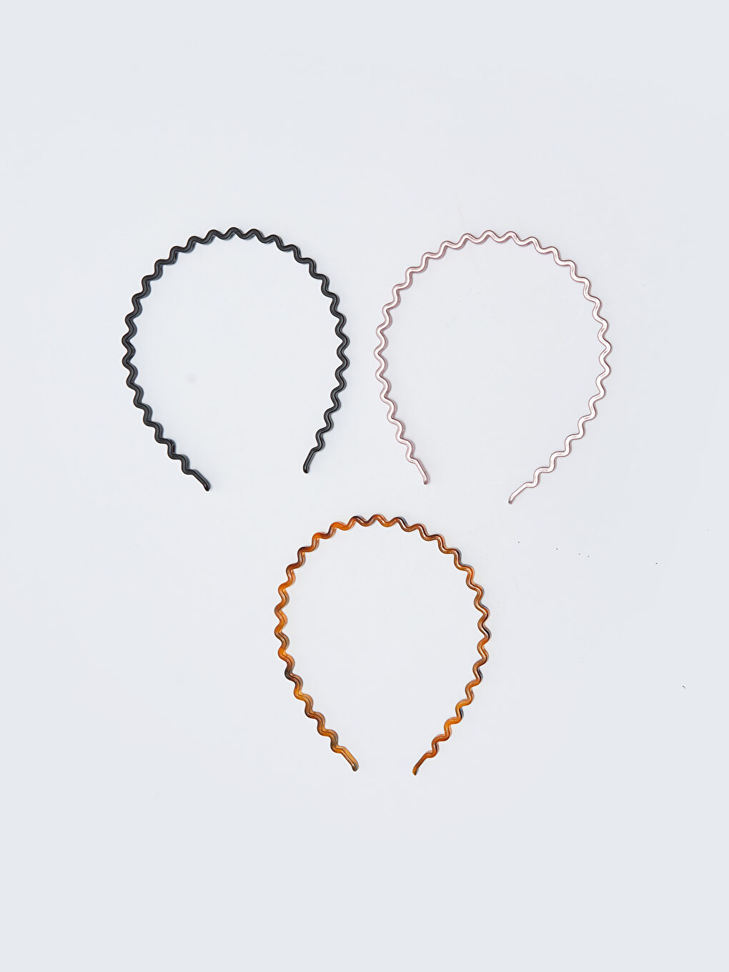 LCW ACCESSORIES Zigzag Crown Set of 3 -W2CV19Z8-M0T