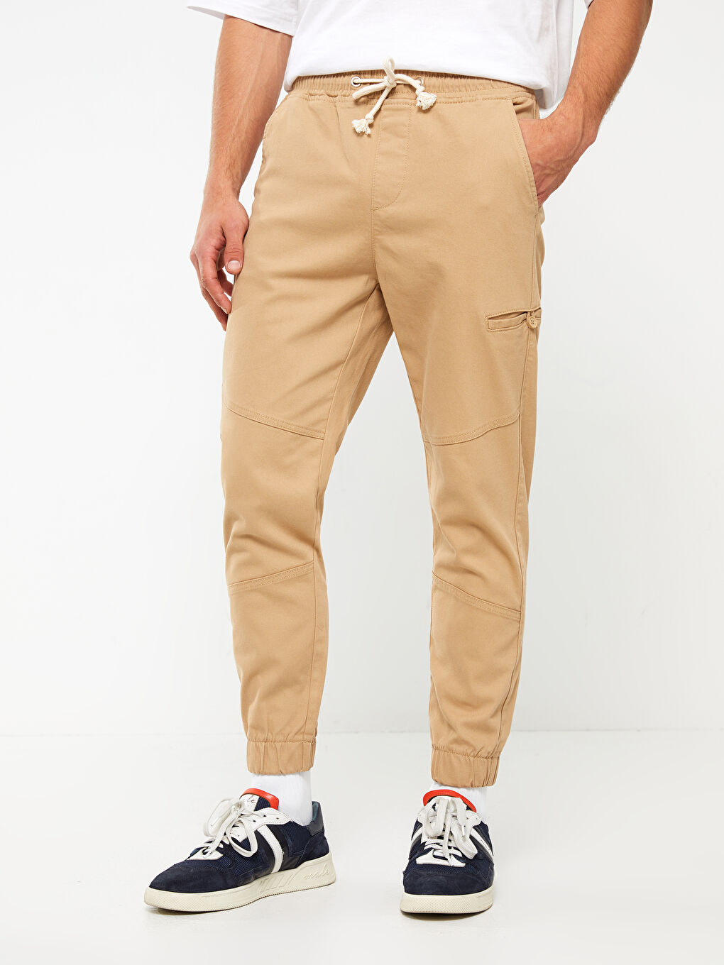XSIDE Slim Fit Twill Men's Jogger Trousers -W2CV36Z8-S9E