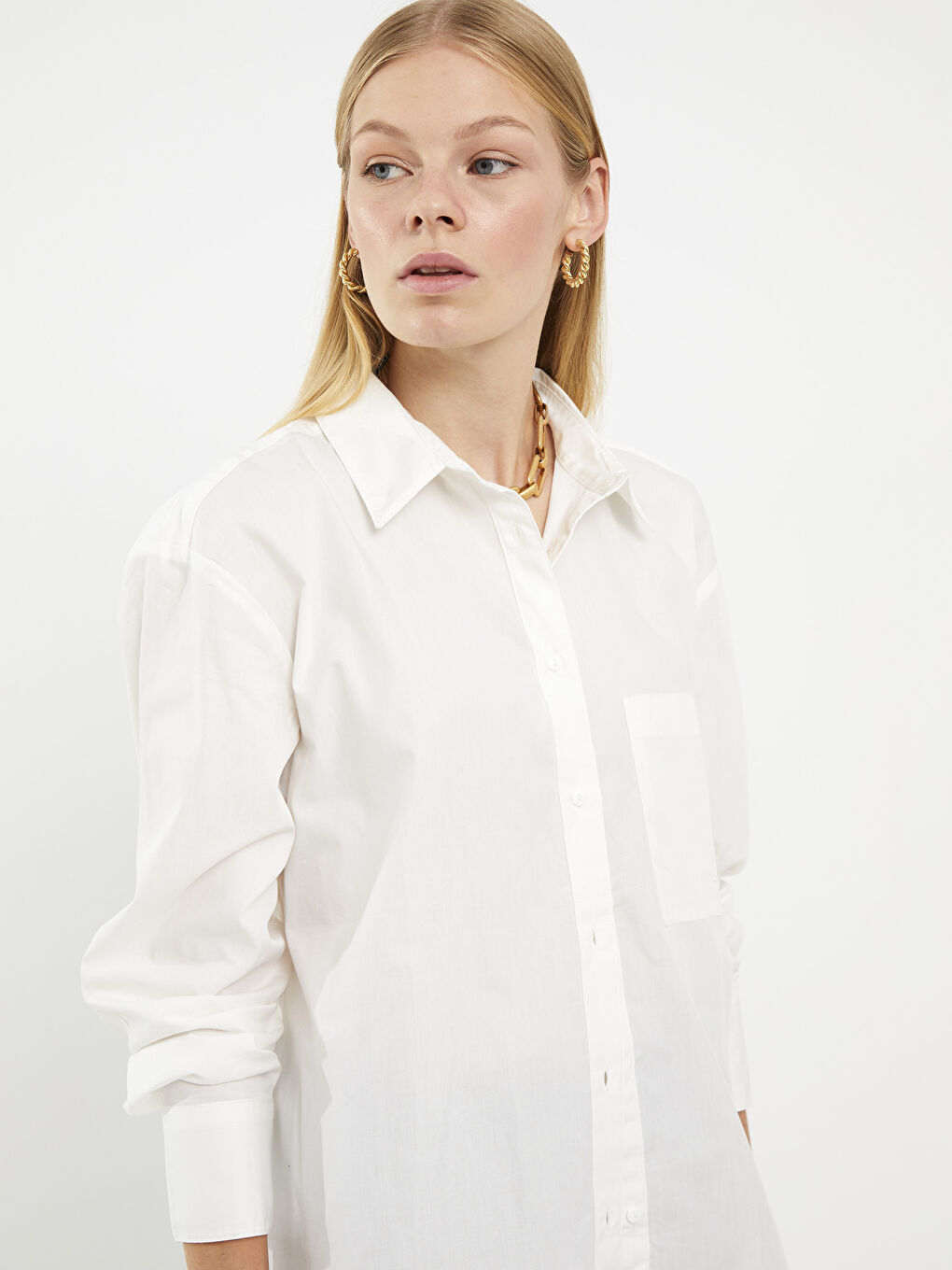 Poplin Women's Shirt-1