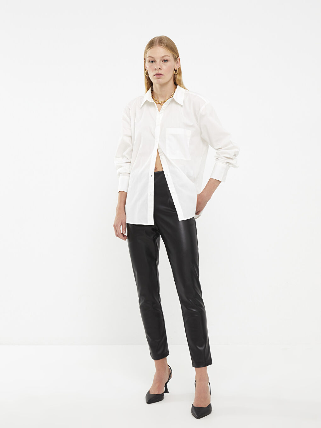 Poplin Women's Shirt-2