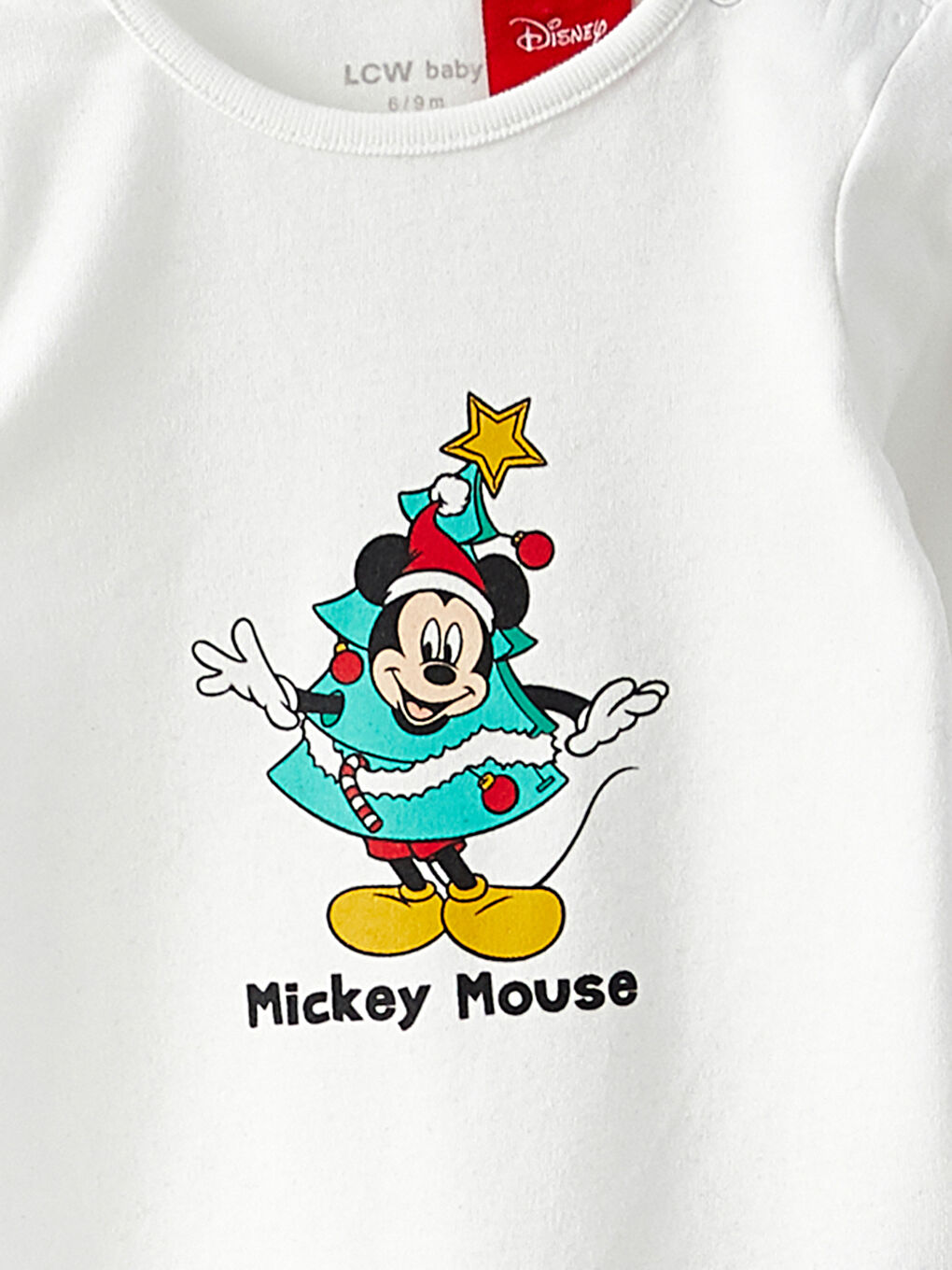 LCW baby Crew Neck Long Sleeve Mickey Mouse Printed Baby Boys' 3-Pack -W2CV66Z1-FDU