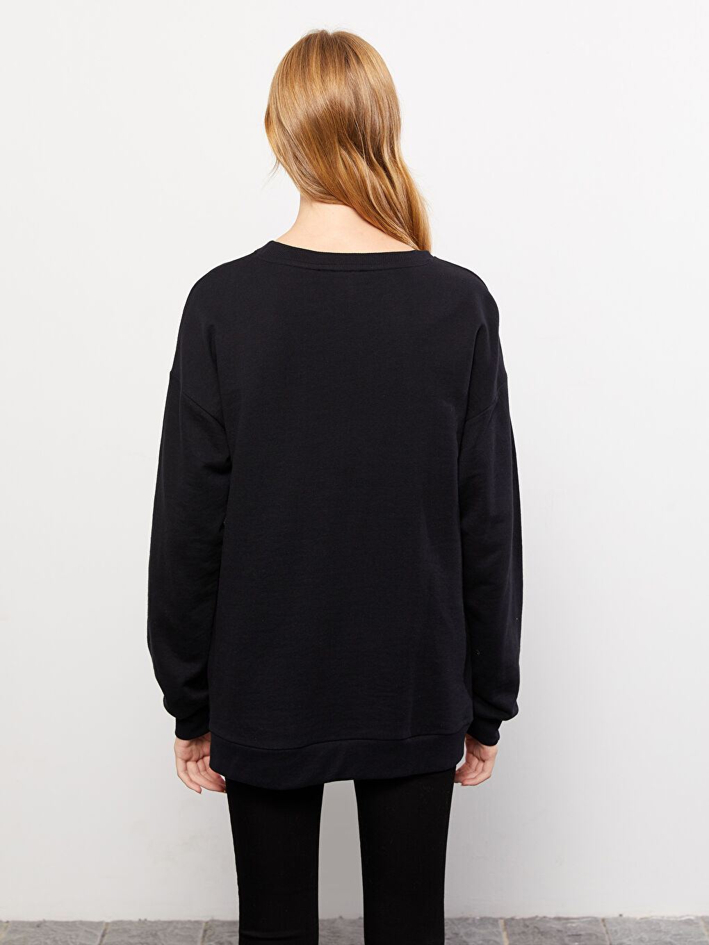 LCW Vision Rundhalsausschnitt Bedruckt Langarm Damen Sweatshirt -W2CY15Z8-RQN