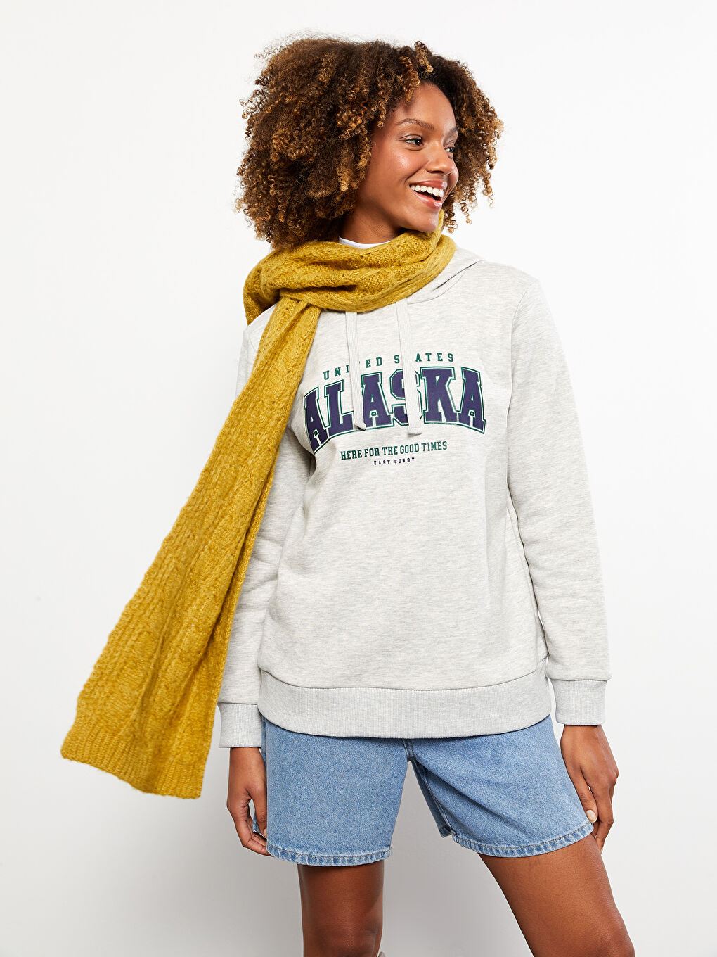 Printed Women's Thick Hoodie-1