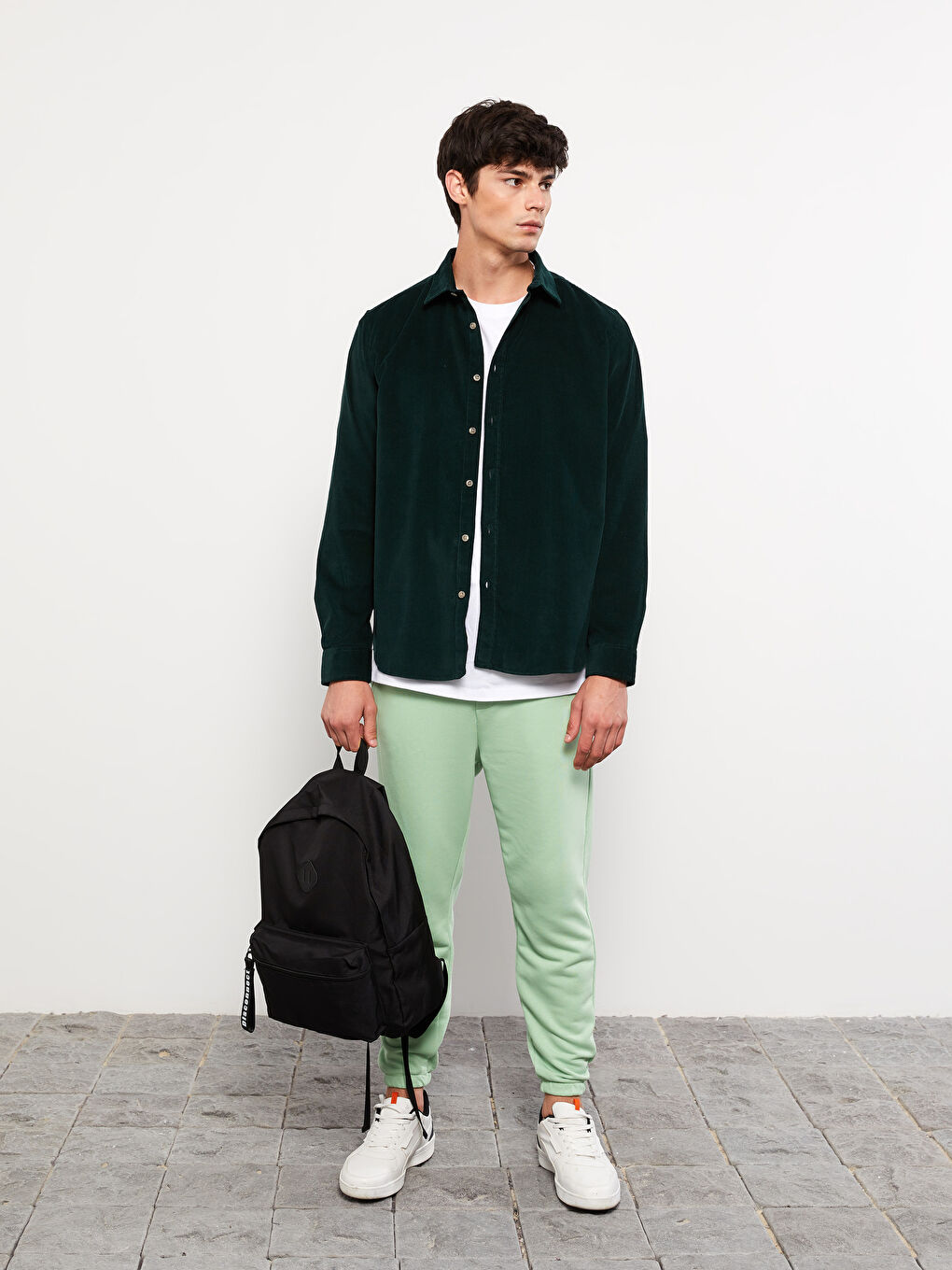 Siyah Düz Erkek Sırt Çantası