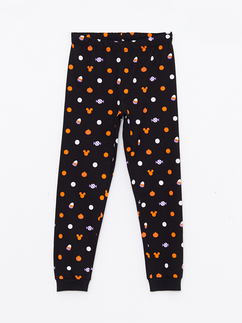 Set de pijama pentru Fete cu Guler rotund, Imprimat Minnie Mouse, Mânecă lungă-2