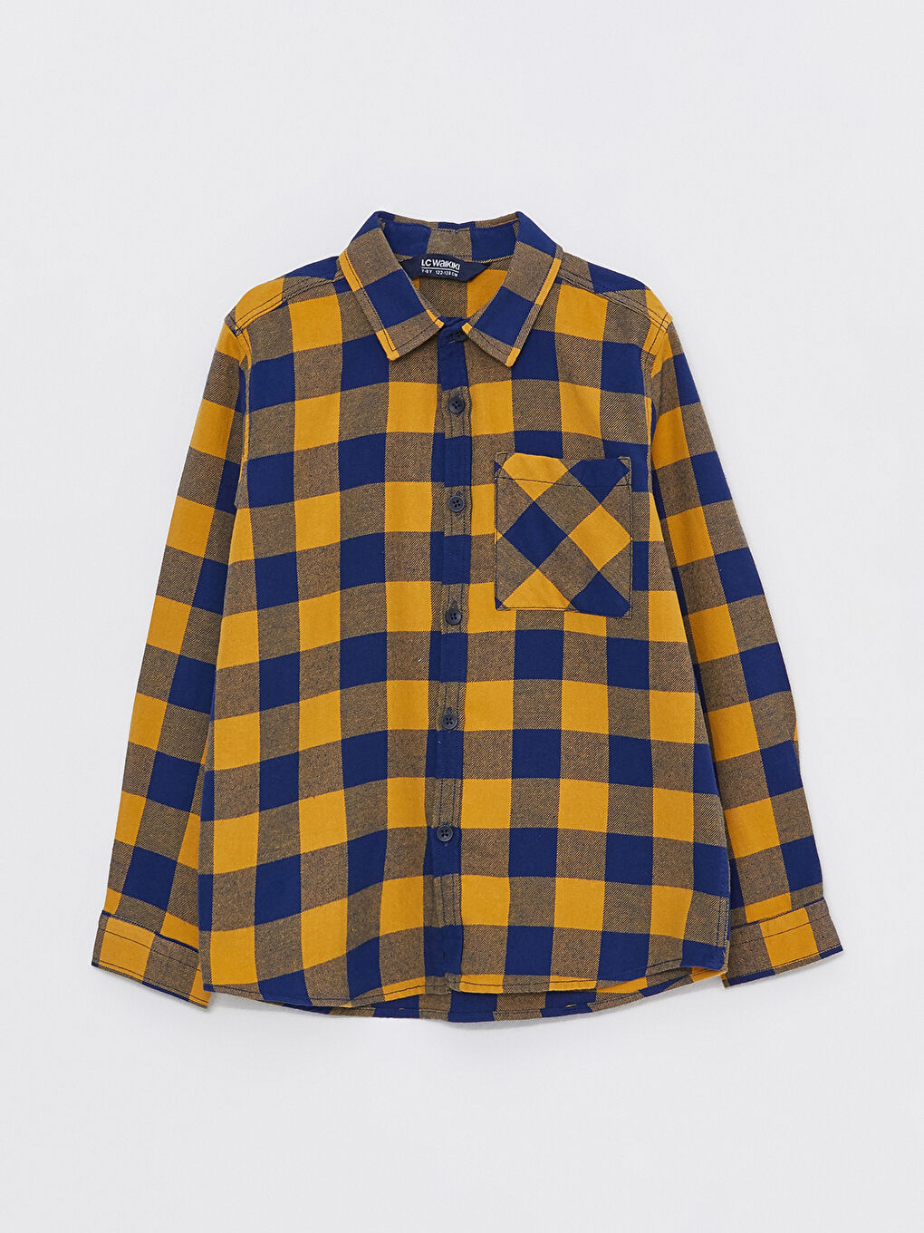 LCW Kids Plaid Boys' Flannel Shirt -W2CY82Z4-LND
