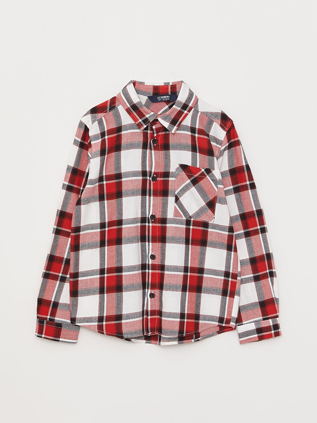 LCW Kids Plaid Boys' Flannel Shirt -W2CY85Z4-LME