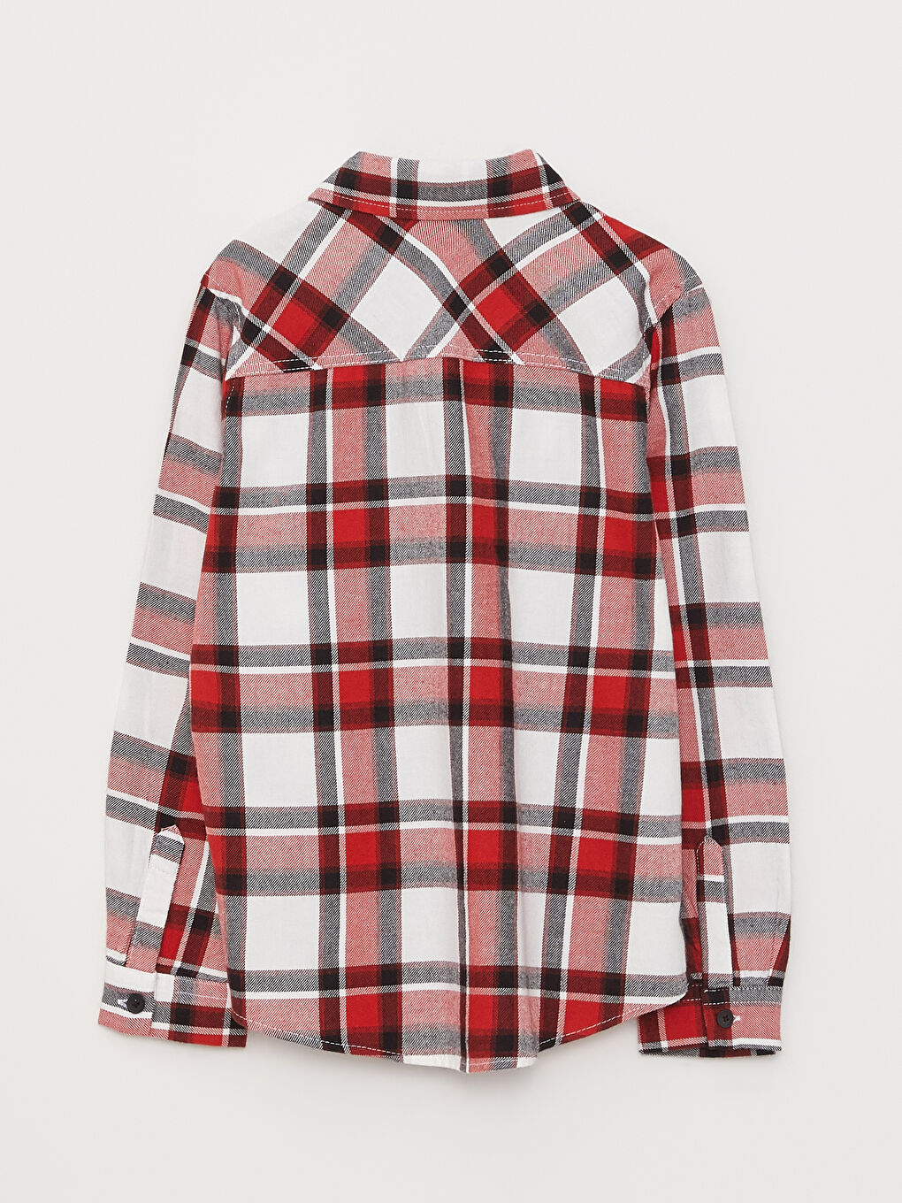 LCW Kids Plaid Boys' Flannel Shirt -W2CY85Z4-LME