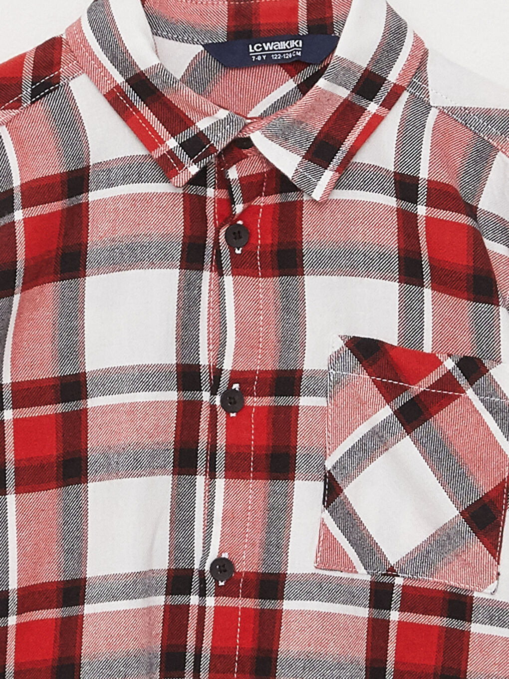 LCW Kids Plaid Boys' Flannel Shirt -W2CY85Z4-LME