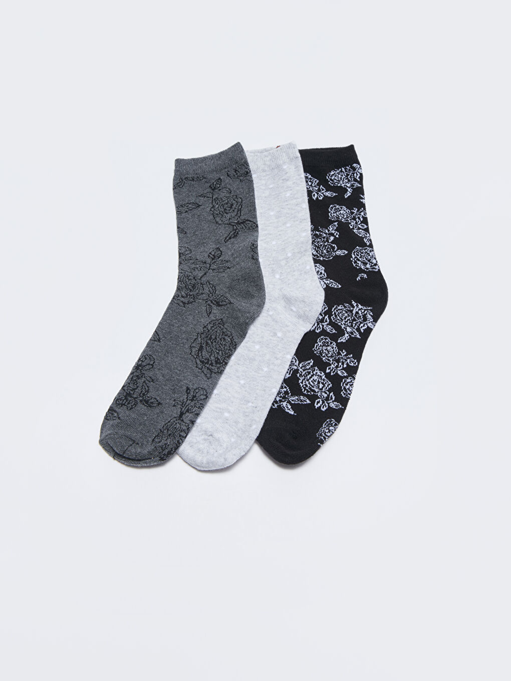 Patterned Women's Ankle Socks 3-pack