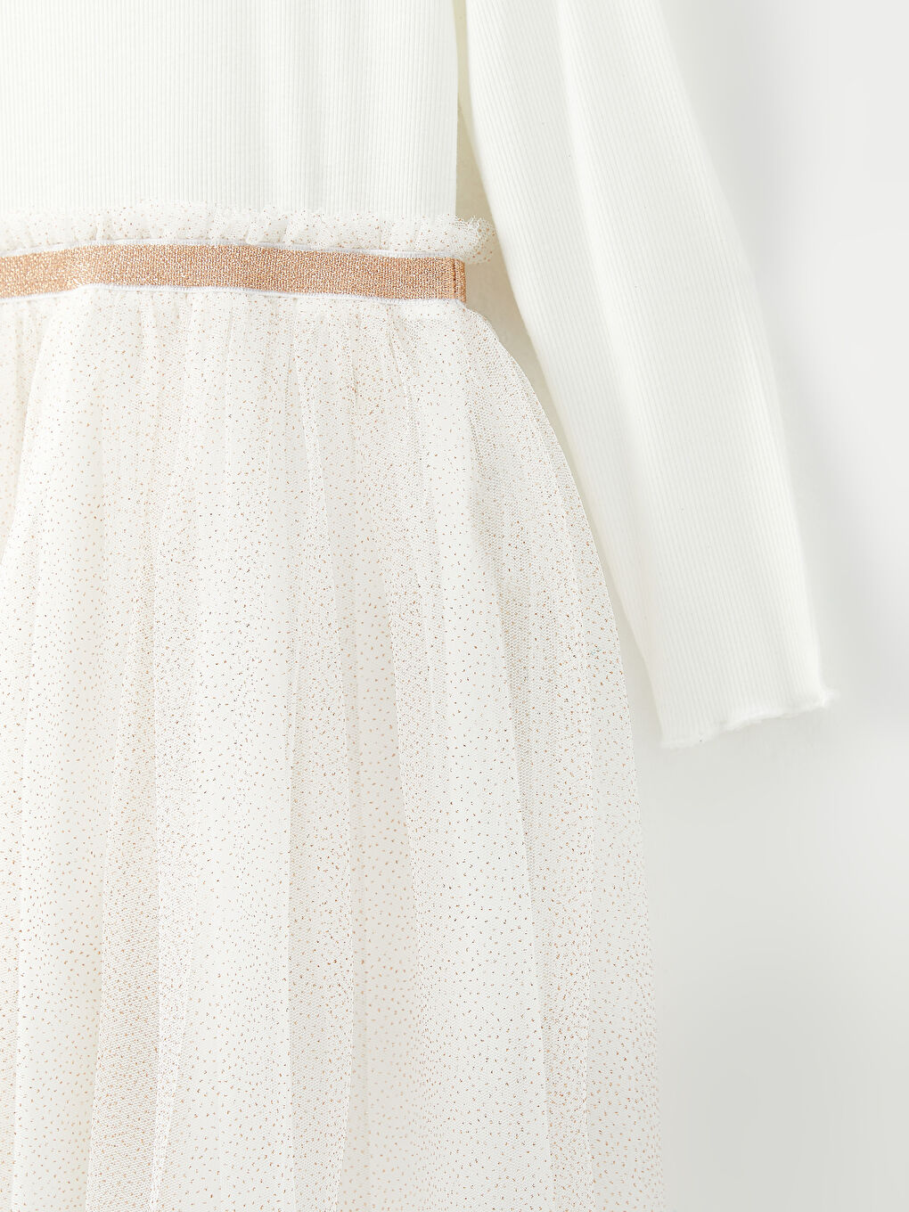 Robe Basique à Manches Longues pour Filles avec Col Rond-5