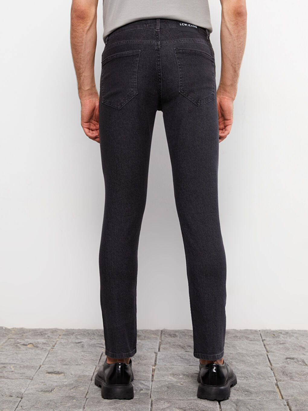 Gri 750 Slim Fit Erkek Jean Pantolon-4