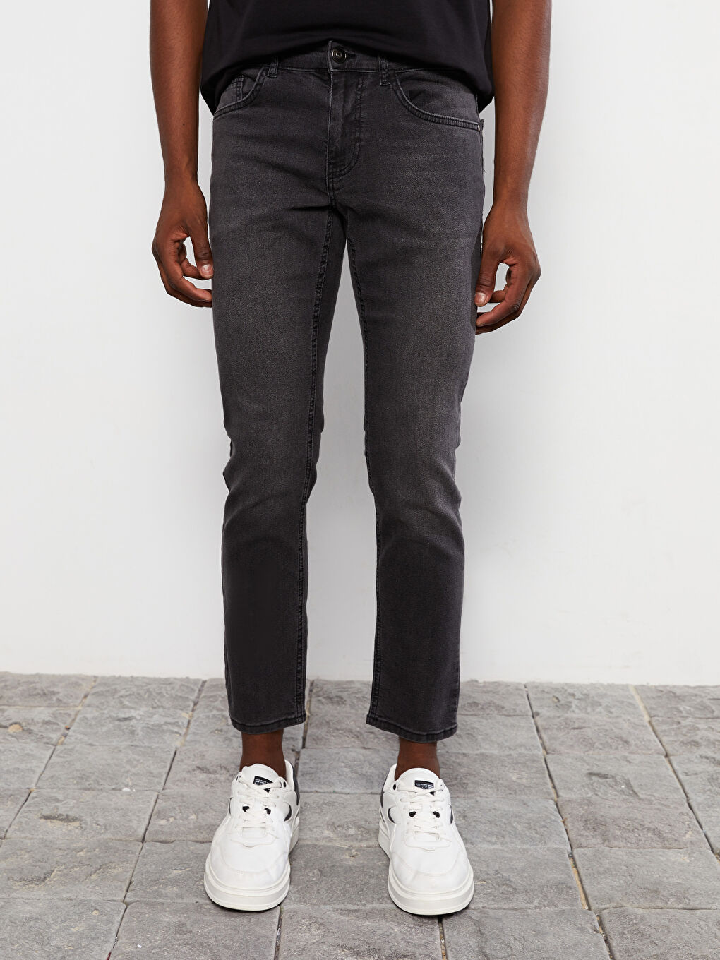 بنطلون جينز رجالي 750 سليم فيت-3
