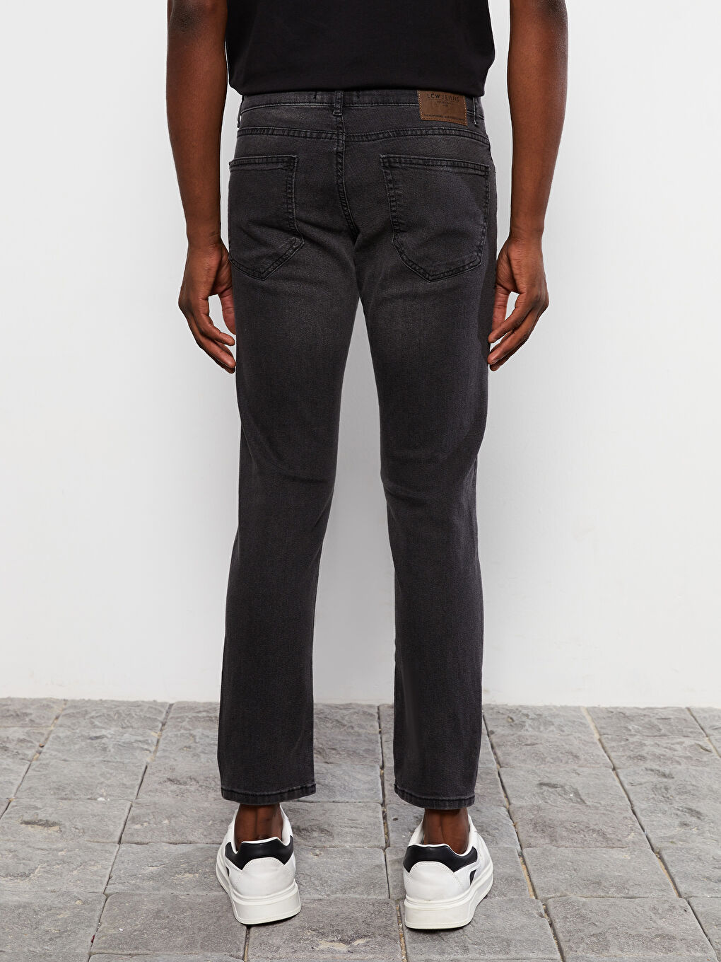 بنطلون جينز رجالي 750 سليم فيت-4