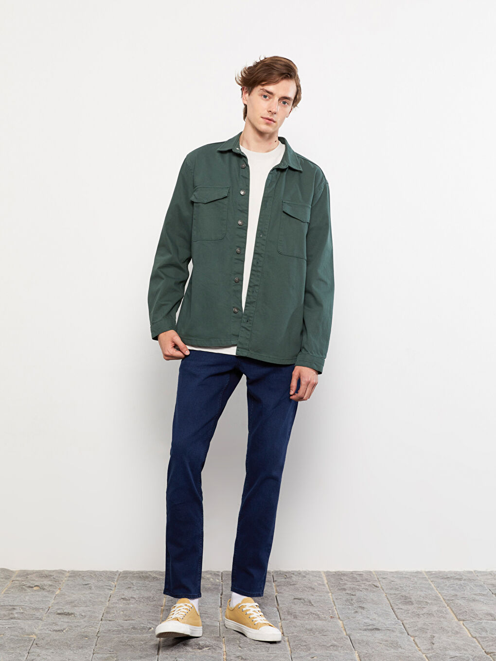 750 Slim Fit Muške Farmerke-1