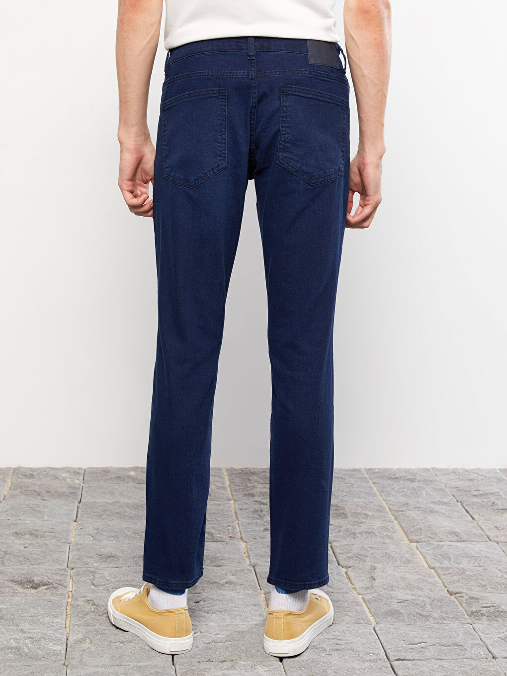 750 Slim Fit Muške Farmerke-4
