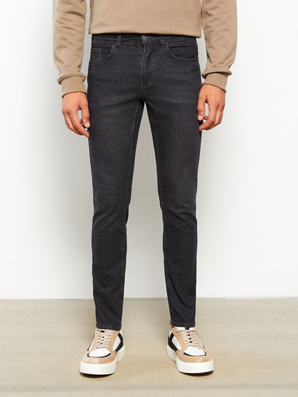 Siyah 750 Slim Fit Erkek Jean Pantolon-3