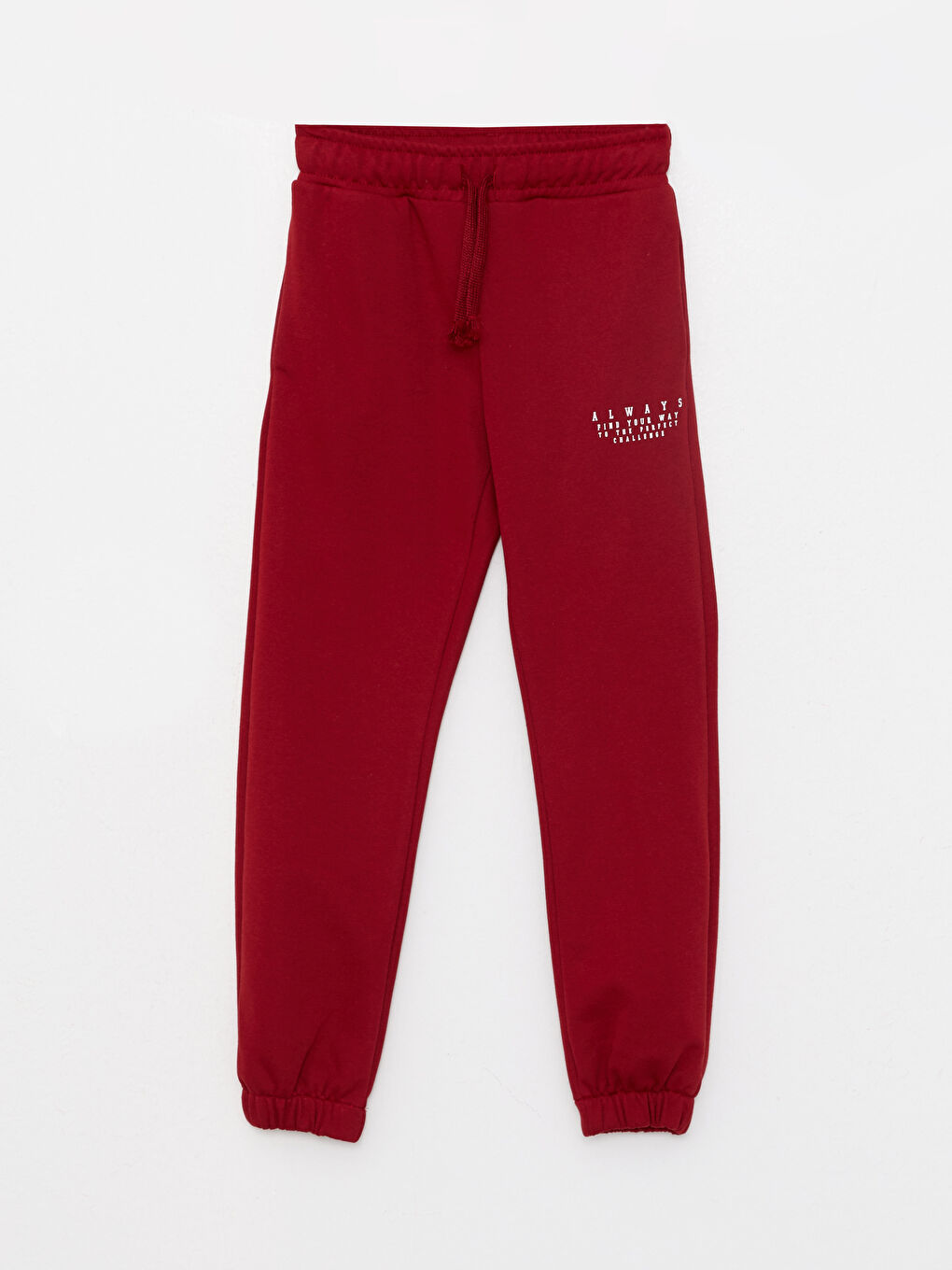 Elastic Waist Printed Girl Jogger Sweatpants