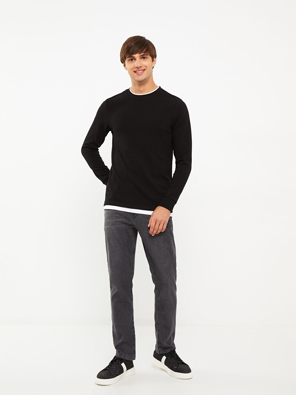 Gri 779 Regular Fit Erkek Jean Pantolon-1