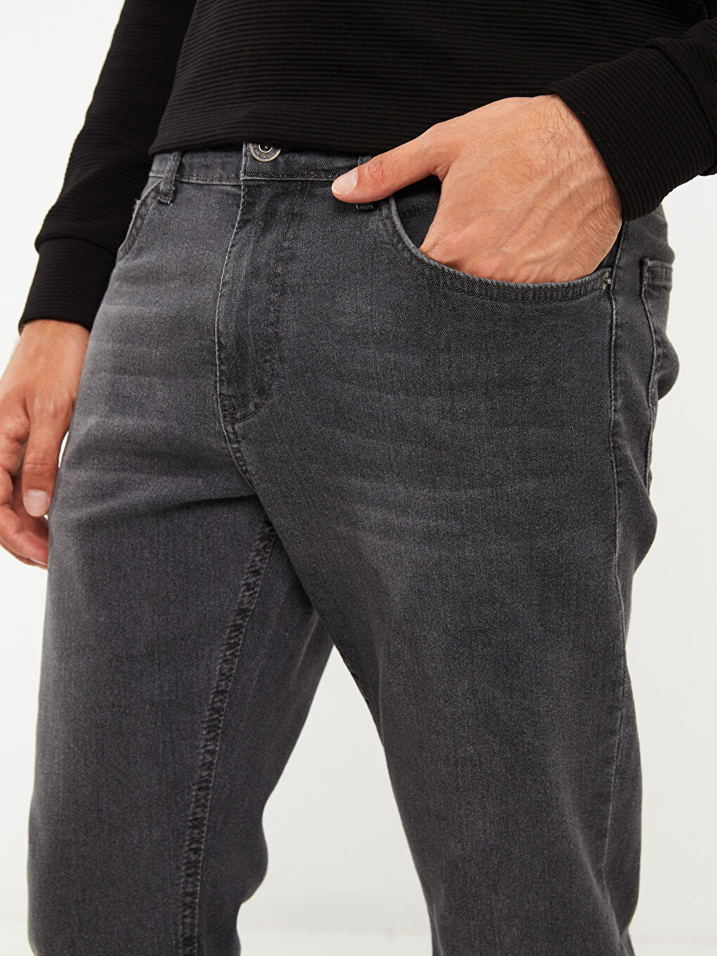 Gri 779 Regular Fit Erkek Jean Pantolon-2