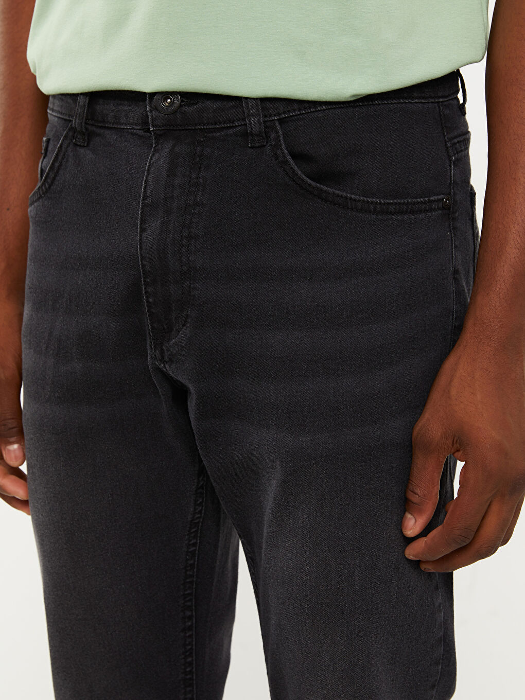 Siyah 779 Regular Fit Erkek Jean Pantolon-2