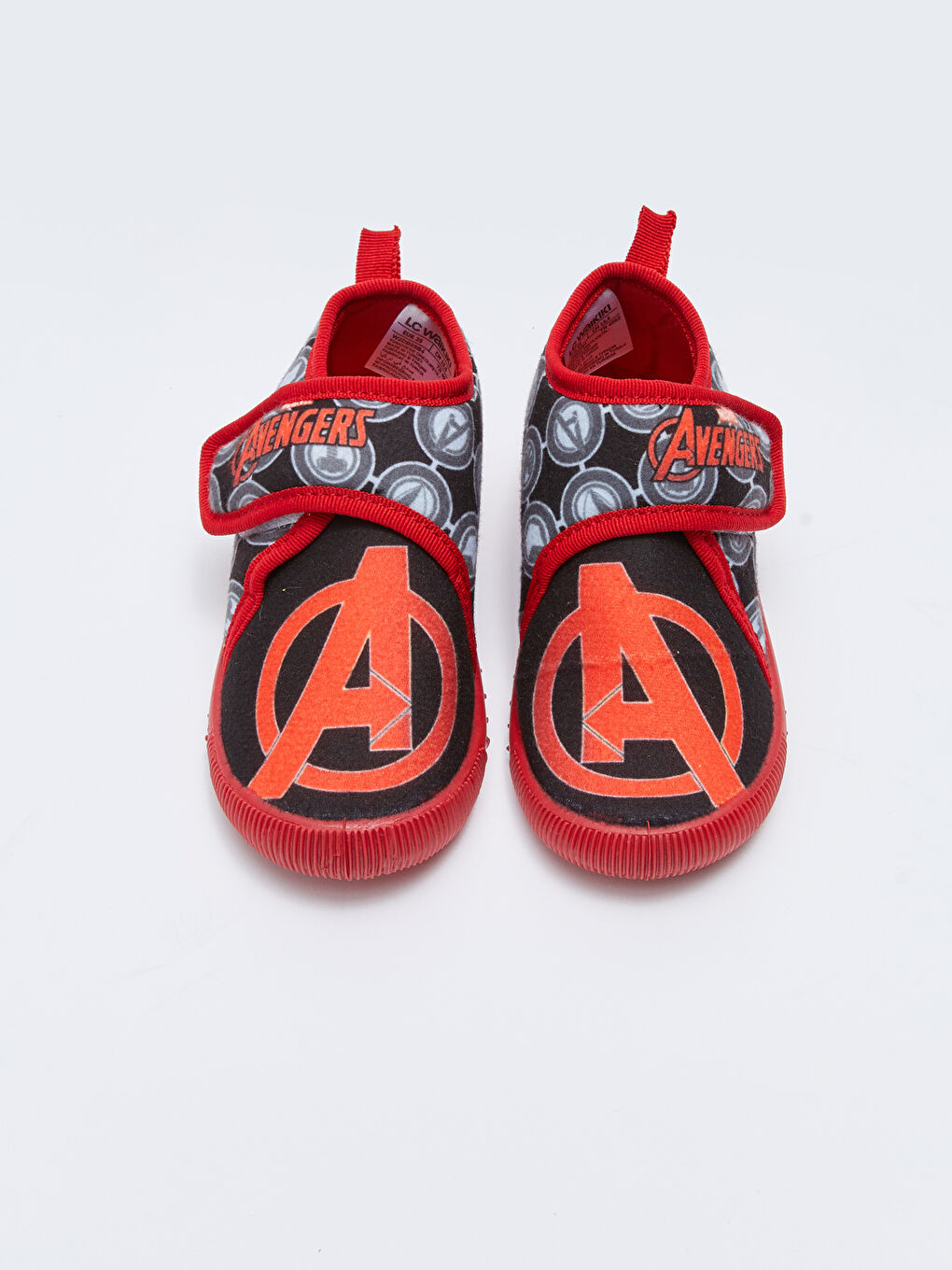 Siyah Avengers Lisanslı Cırt Cırtlı Erkek Çocuk Panduf-2