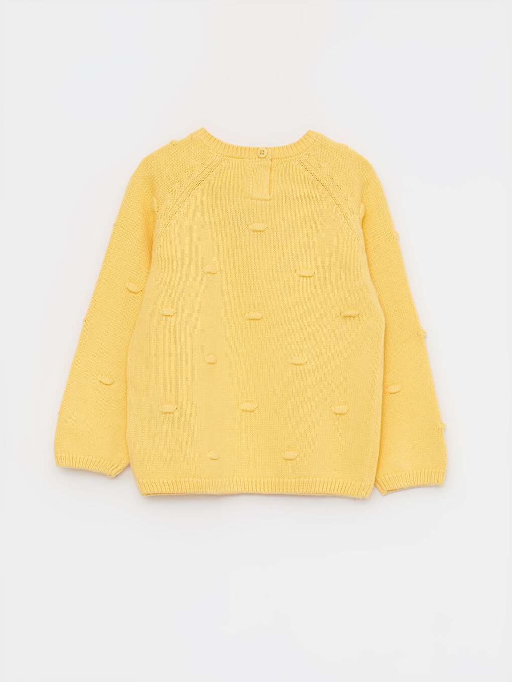 Pull-over Tricot Bébé Fille Col Rond Manches Longues À Motifs en Coton-1