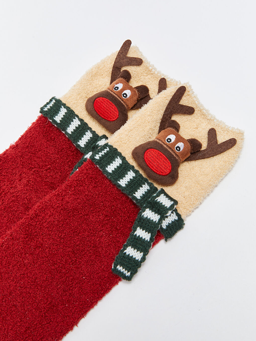 Embroidered Thick Home Socks-1