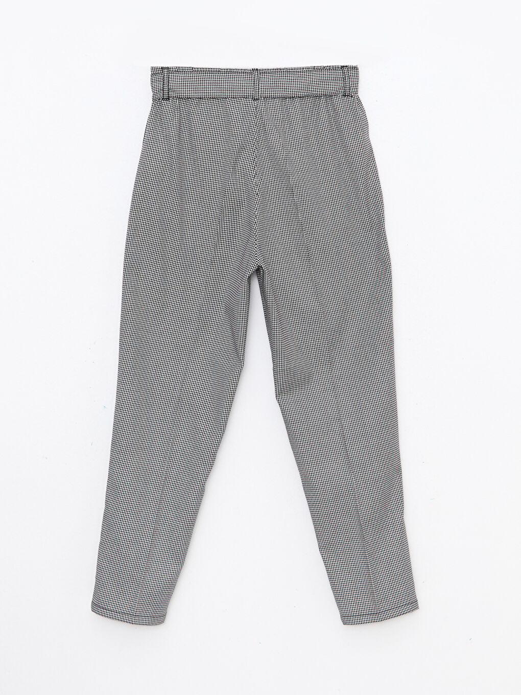 әйелдерге арналған жоғары бел стандартты пішім принтті шалбар-6