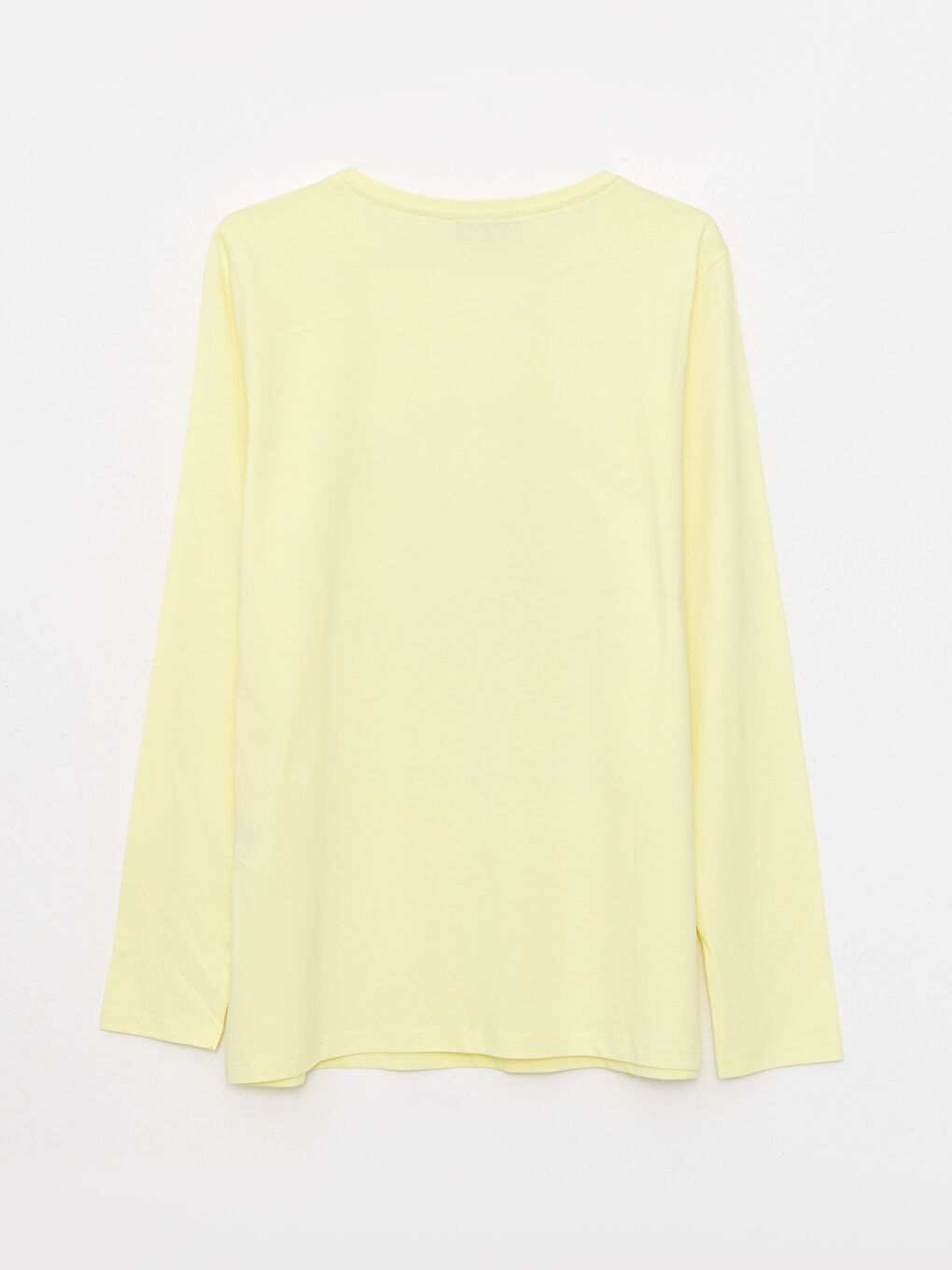 Футболка с круглым вырезом, с принтом, с длинным рукавом, из хлопка, для женщин-6